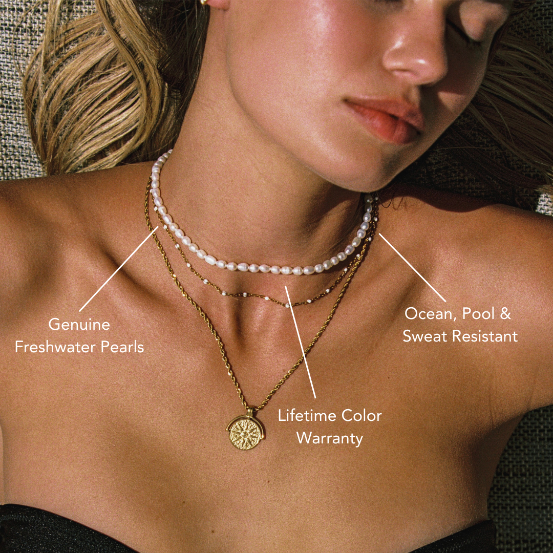 Zoetwaterparel Choker