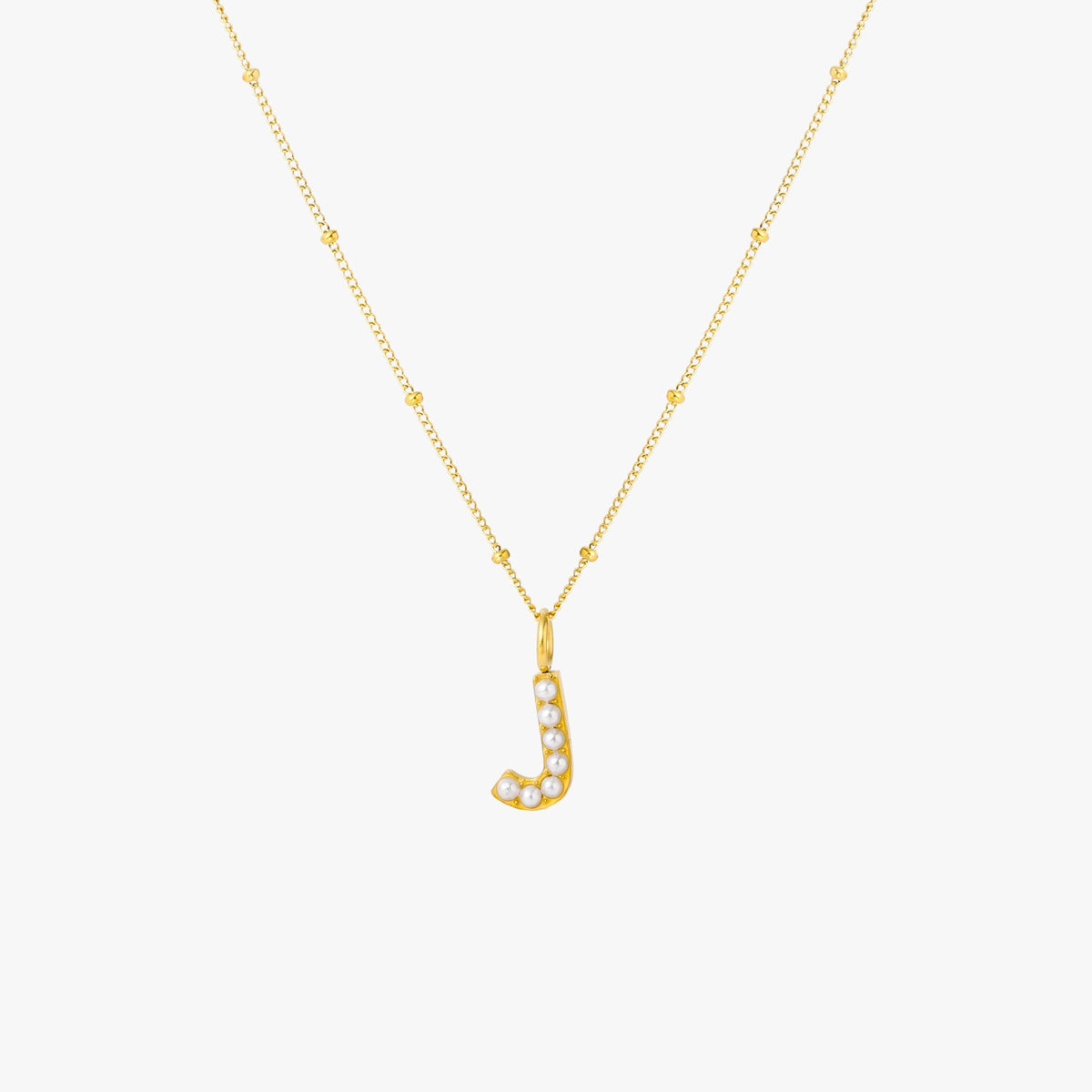 Parel Initiaal Ketting