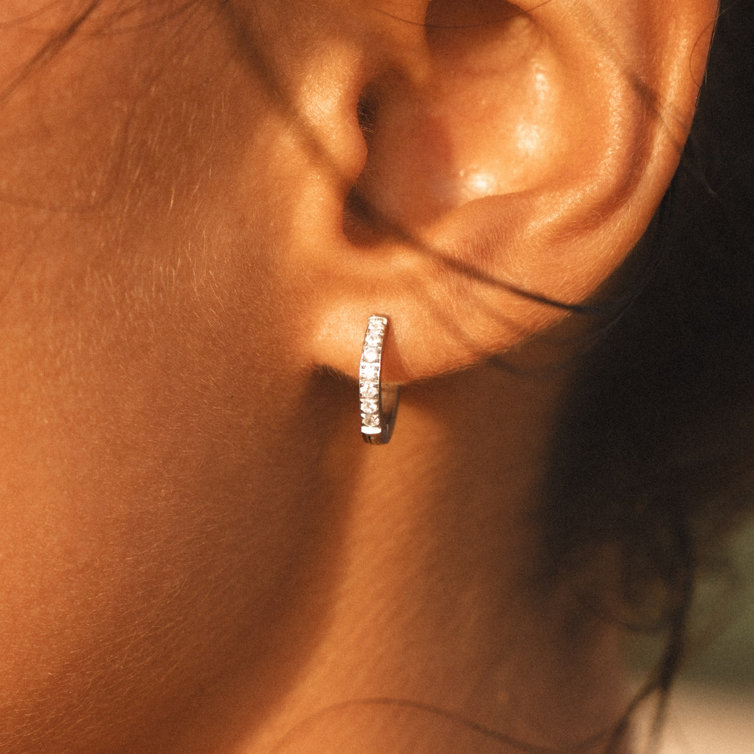 Tiny Gold Hoops
