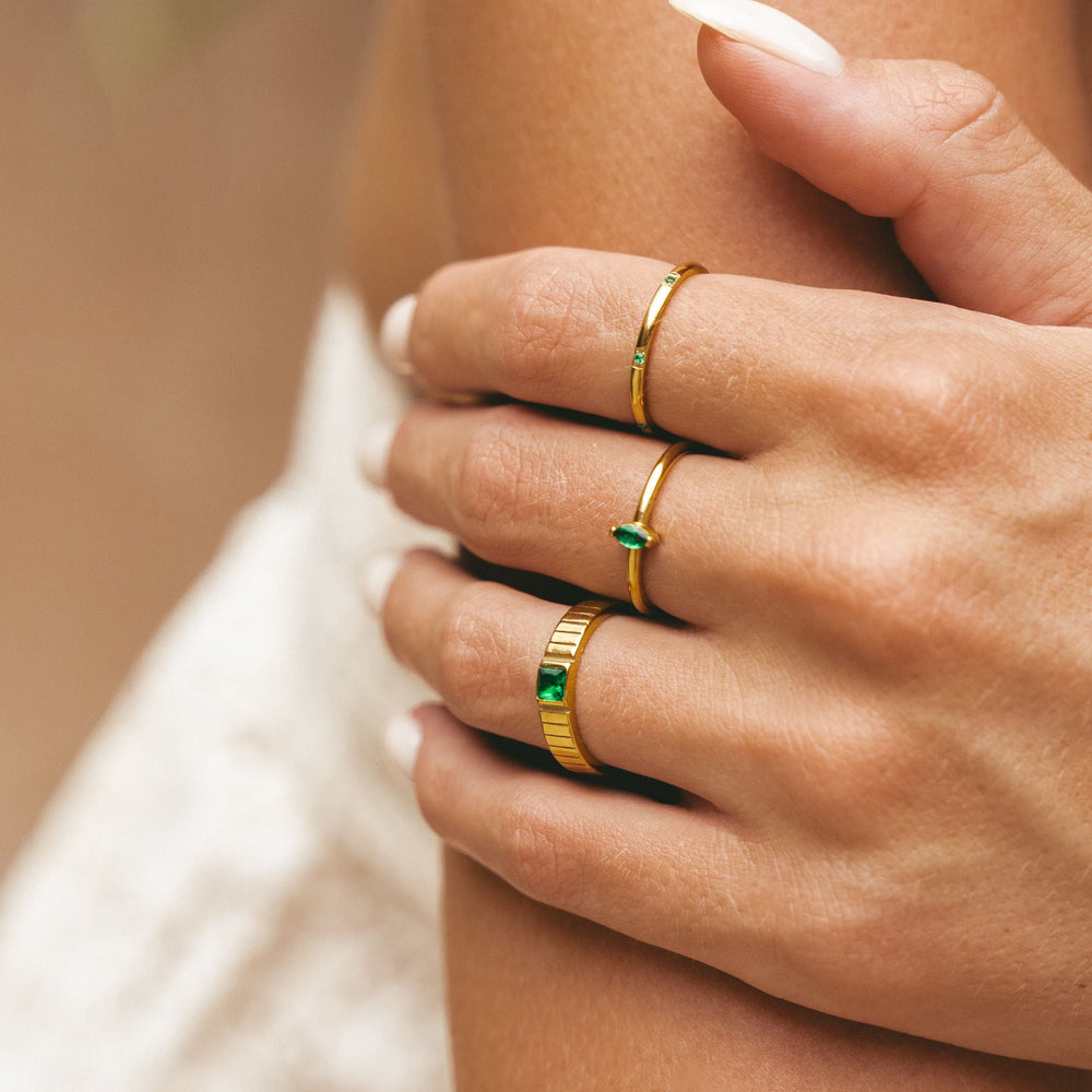 Dainty Smaragd Ring