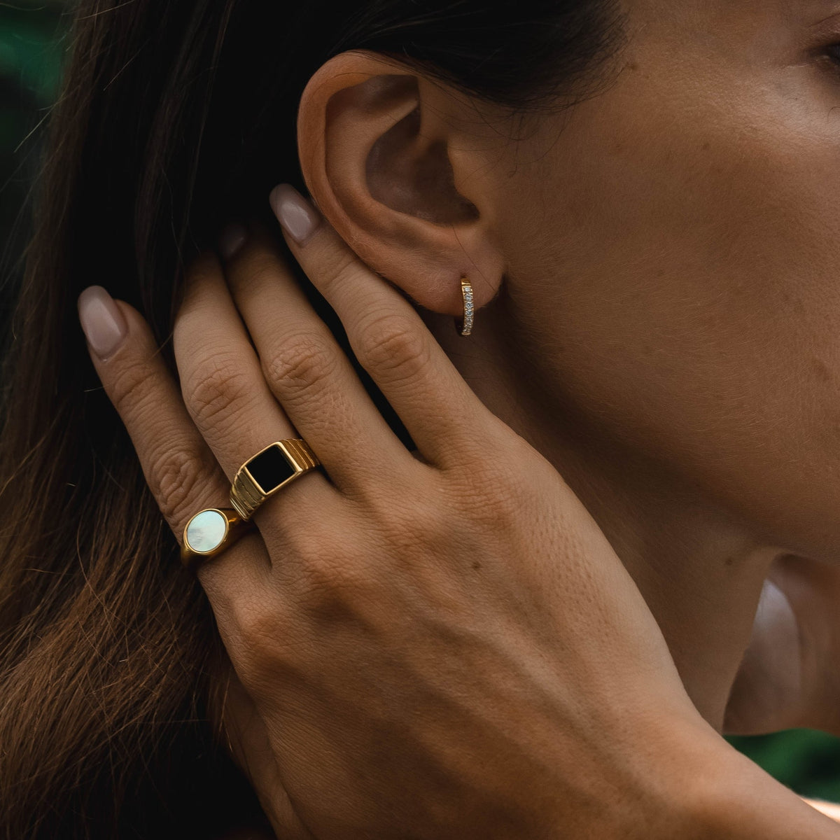 “Kaya” Onyx Ring