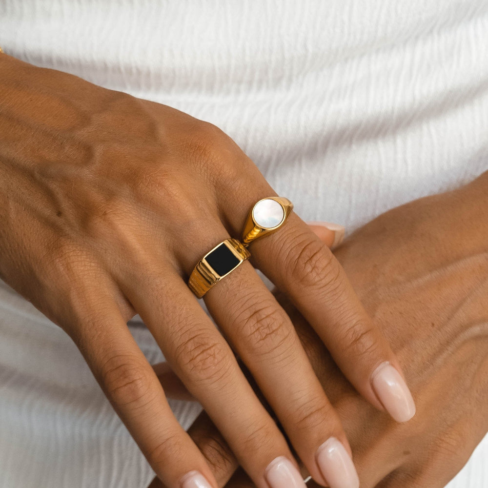 “Kaya” Onyx Ring