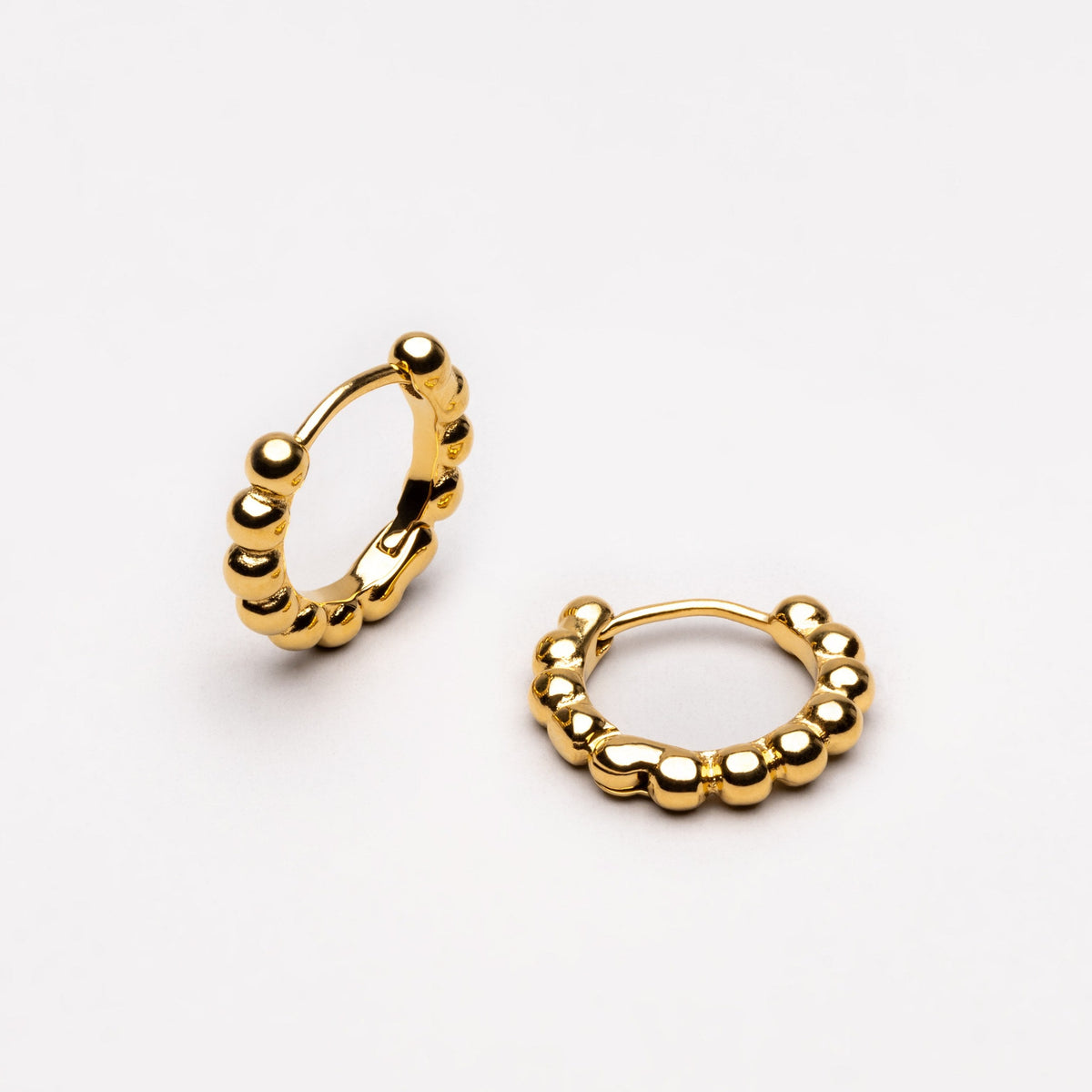 Beaded Hoops