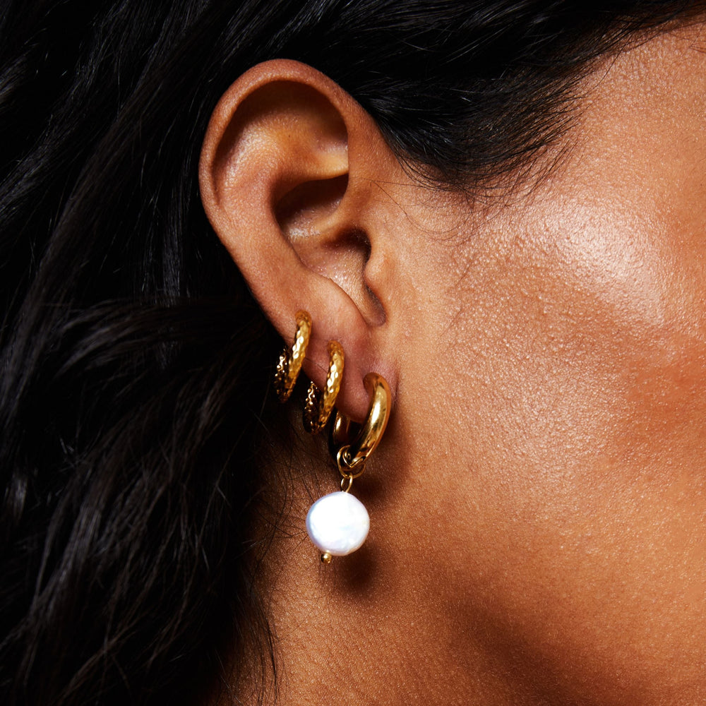 Chunky Parel Hoops
