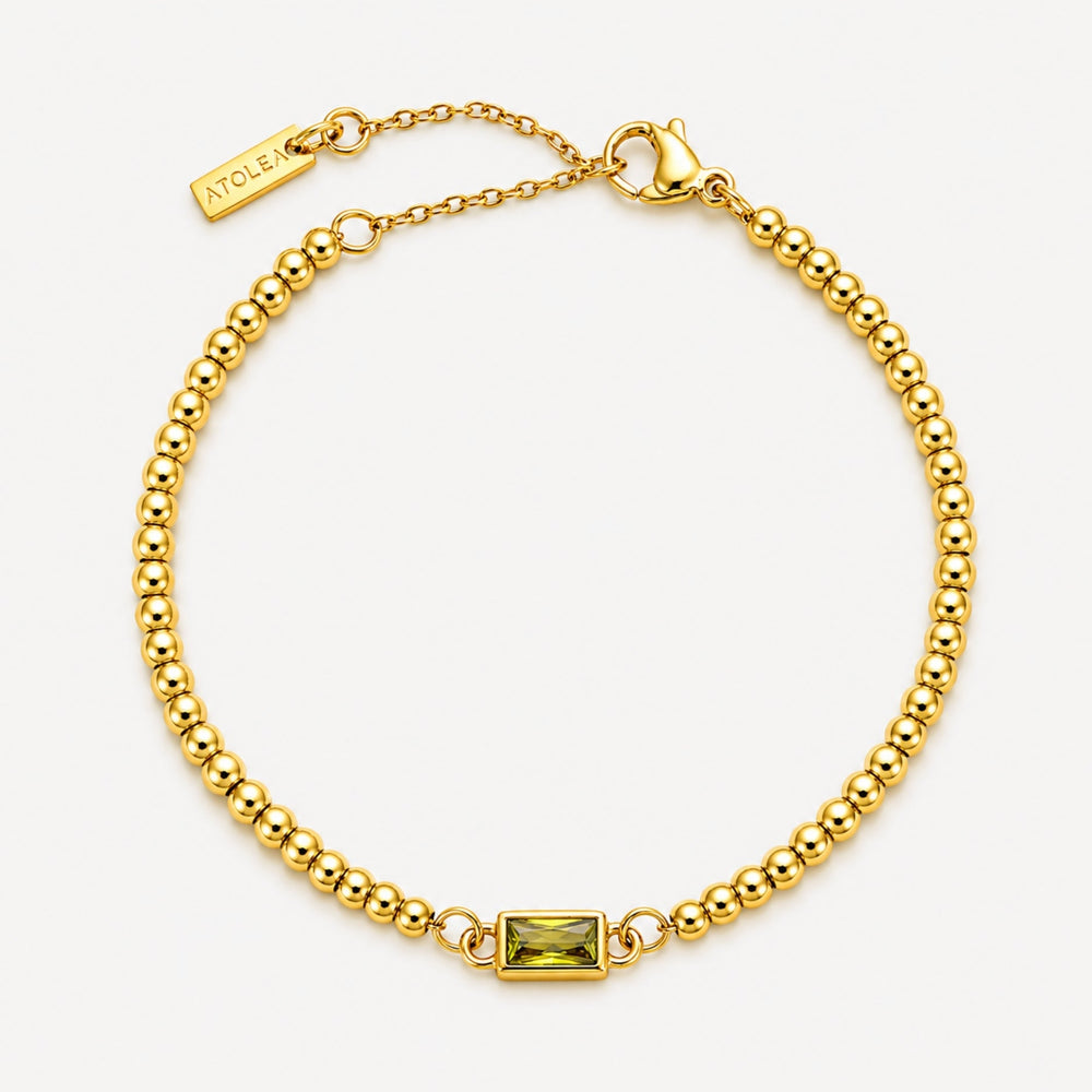 Geboortesteen Kralenarmband