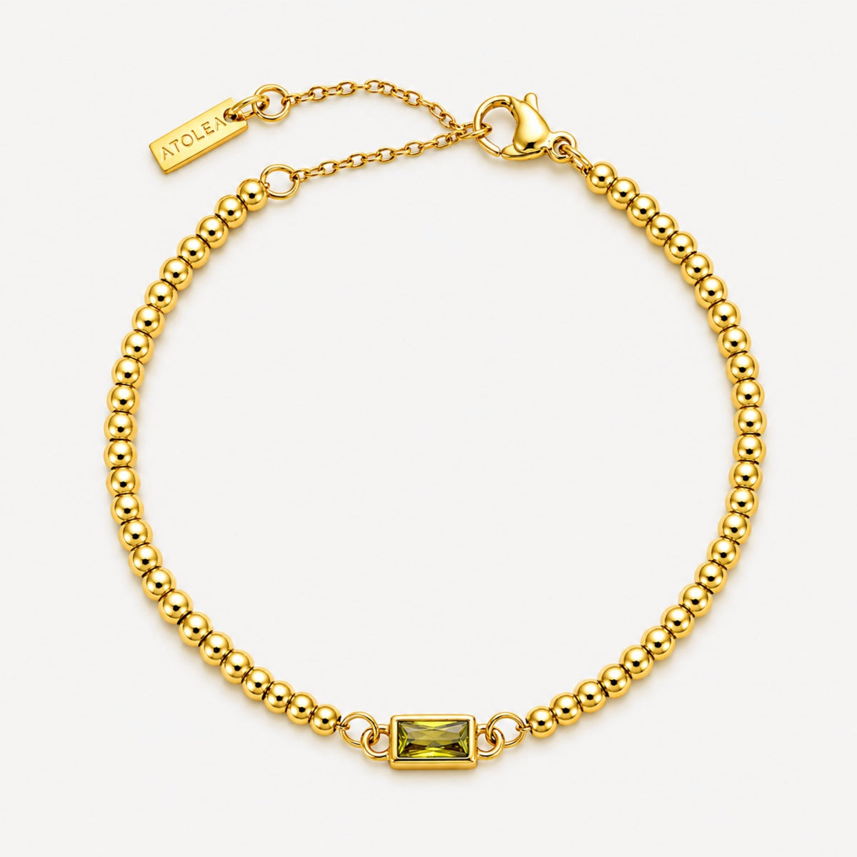 Geboortesteen Kralenarmband