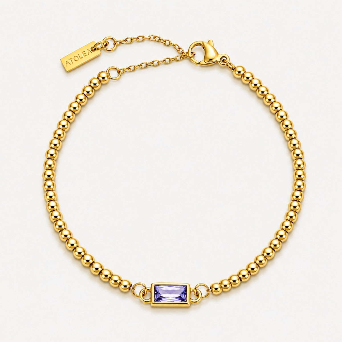 Geboortesteen Kralenarmband