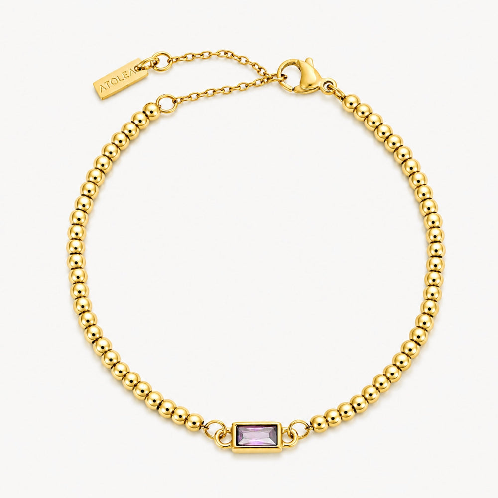 Geboortesteen Kralenarmband