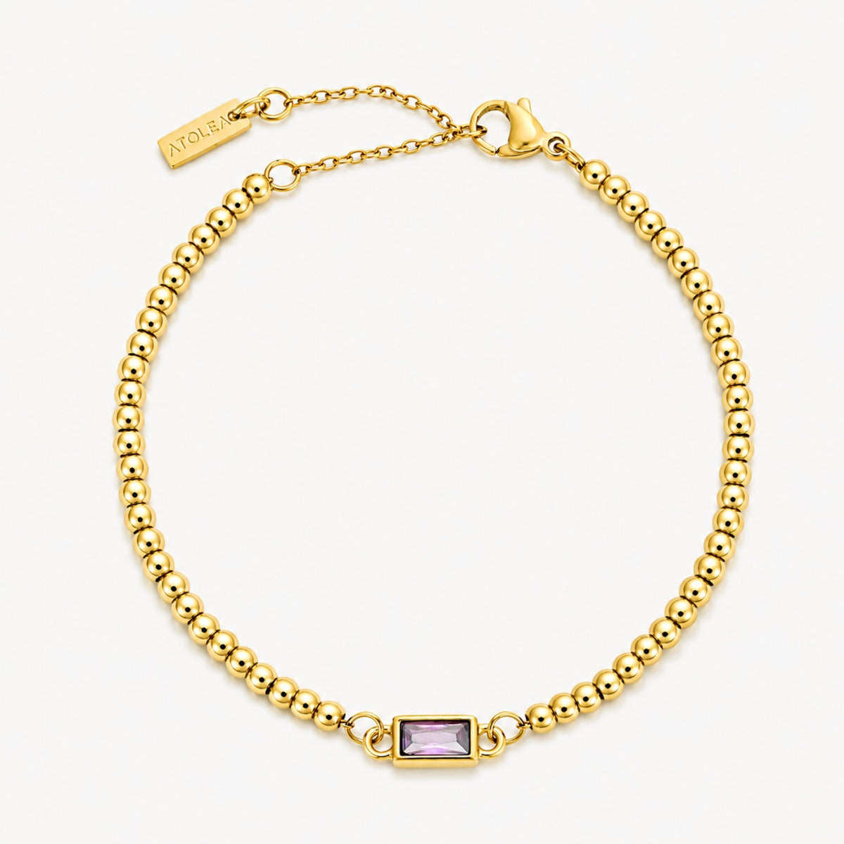 Geboortesteen Kralenarmband