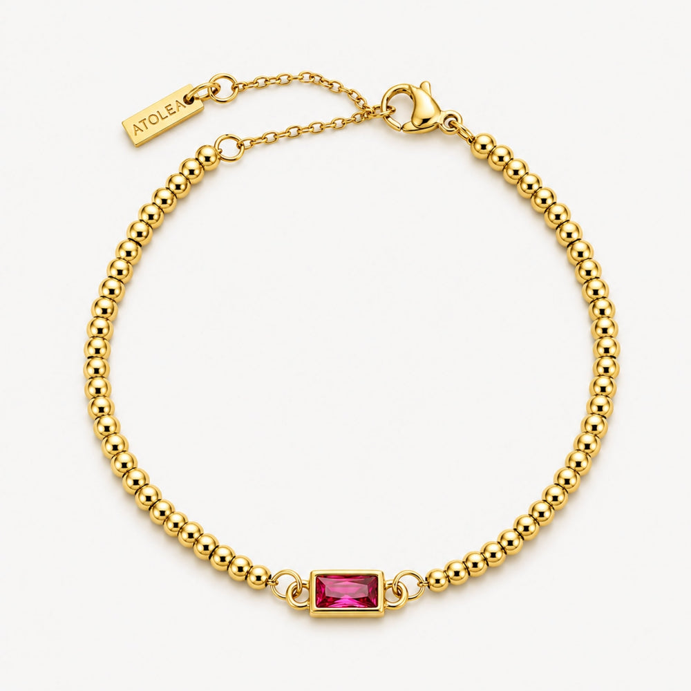 Geboortesteen Kralenarmband