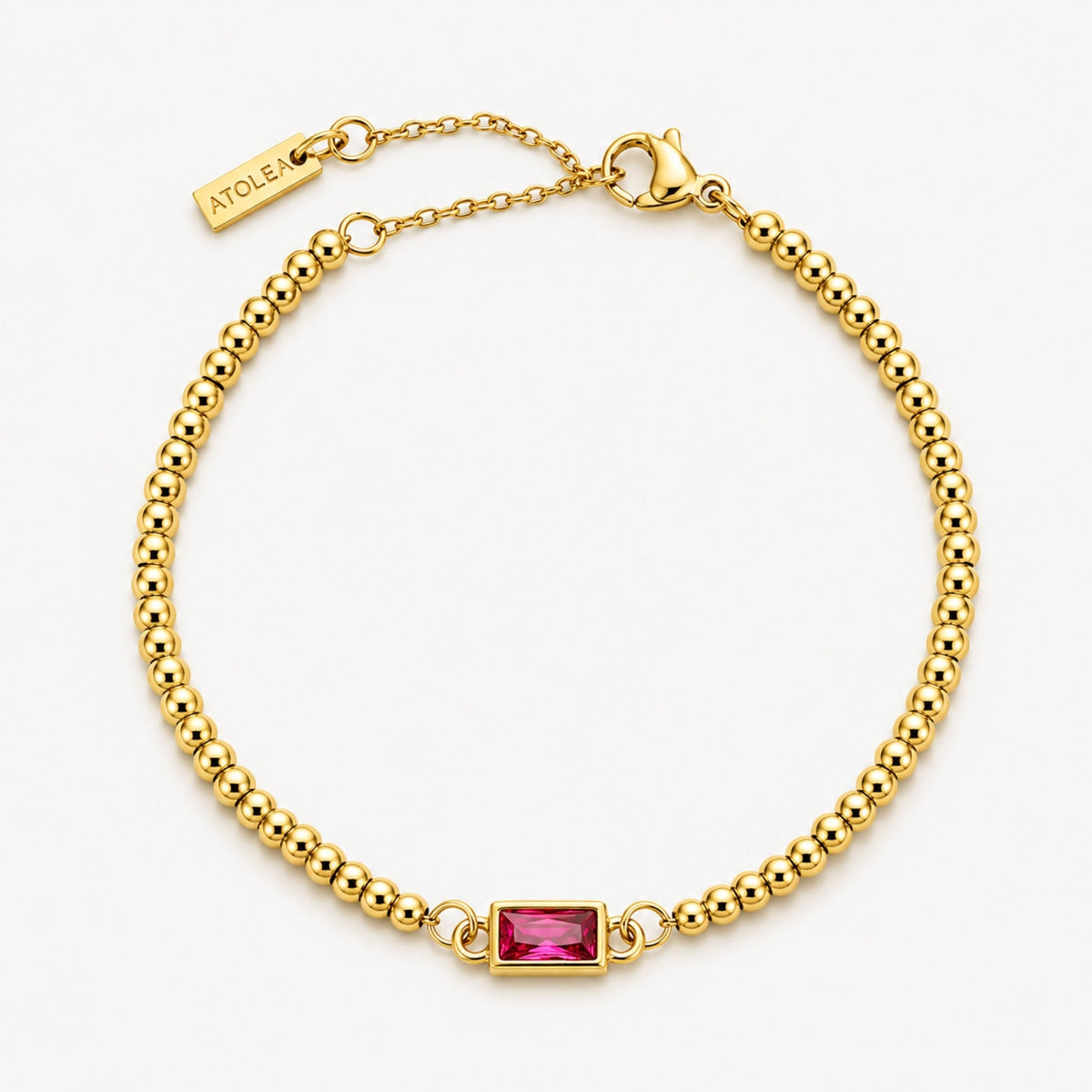 Geboortesteen Kralenarmband