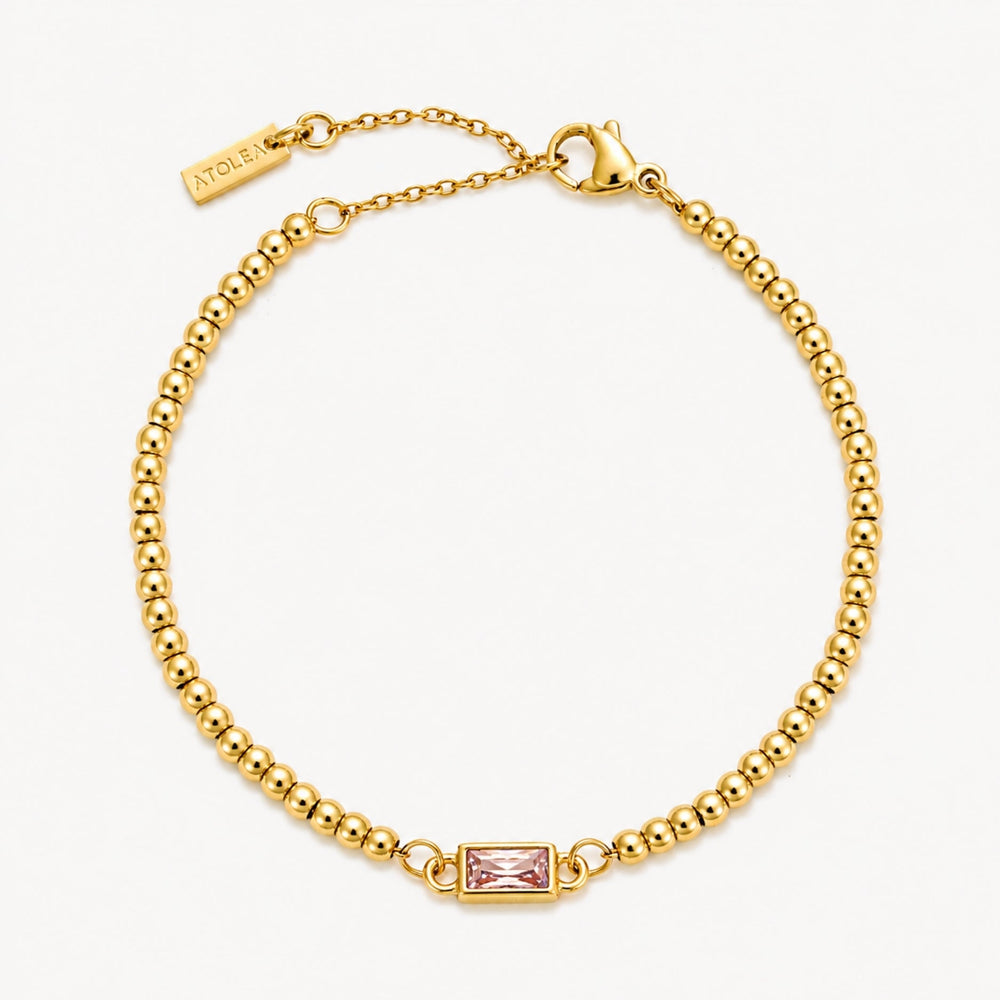 Geboortesteen Kralenarmband
