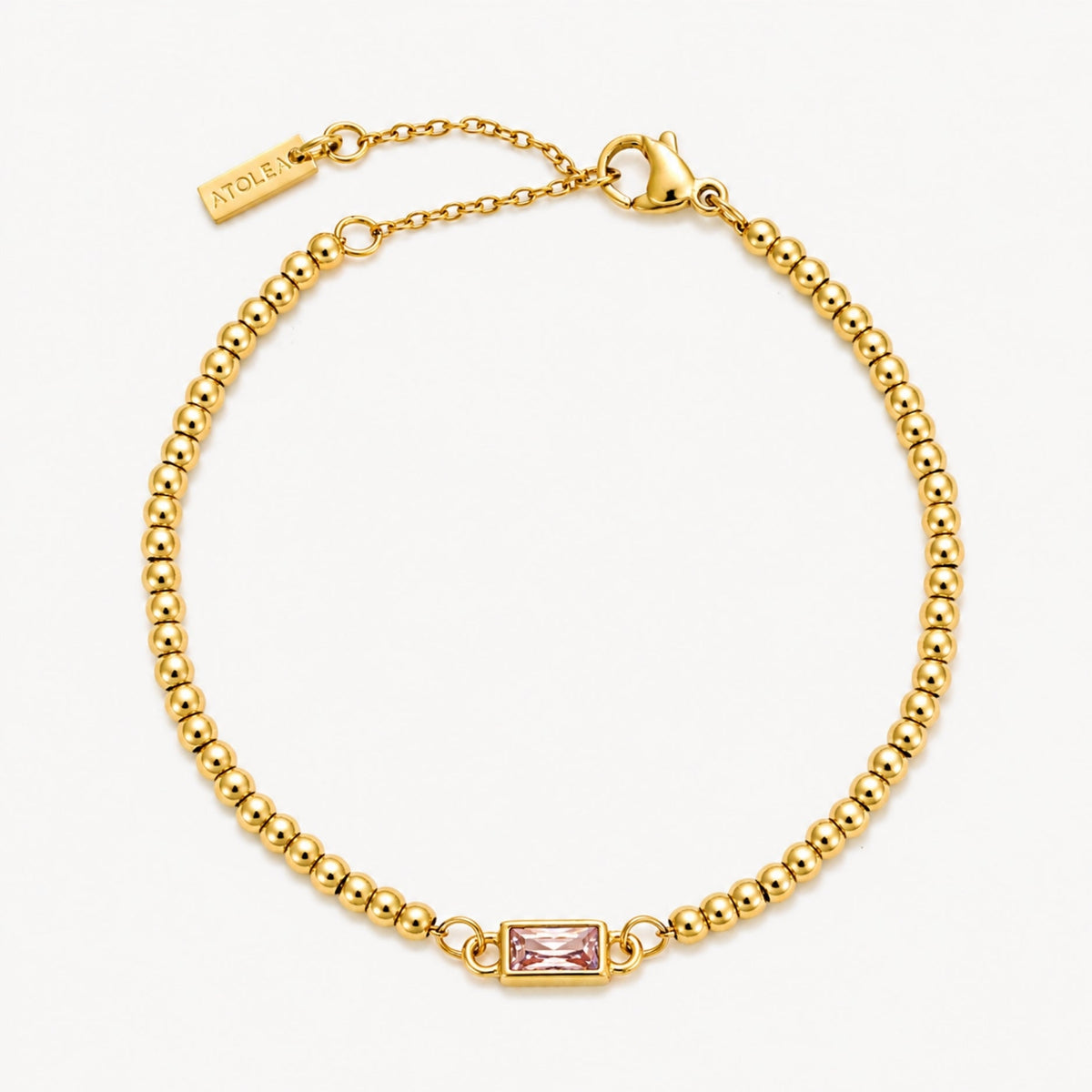 Geboortesteen Kralenarmband