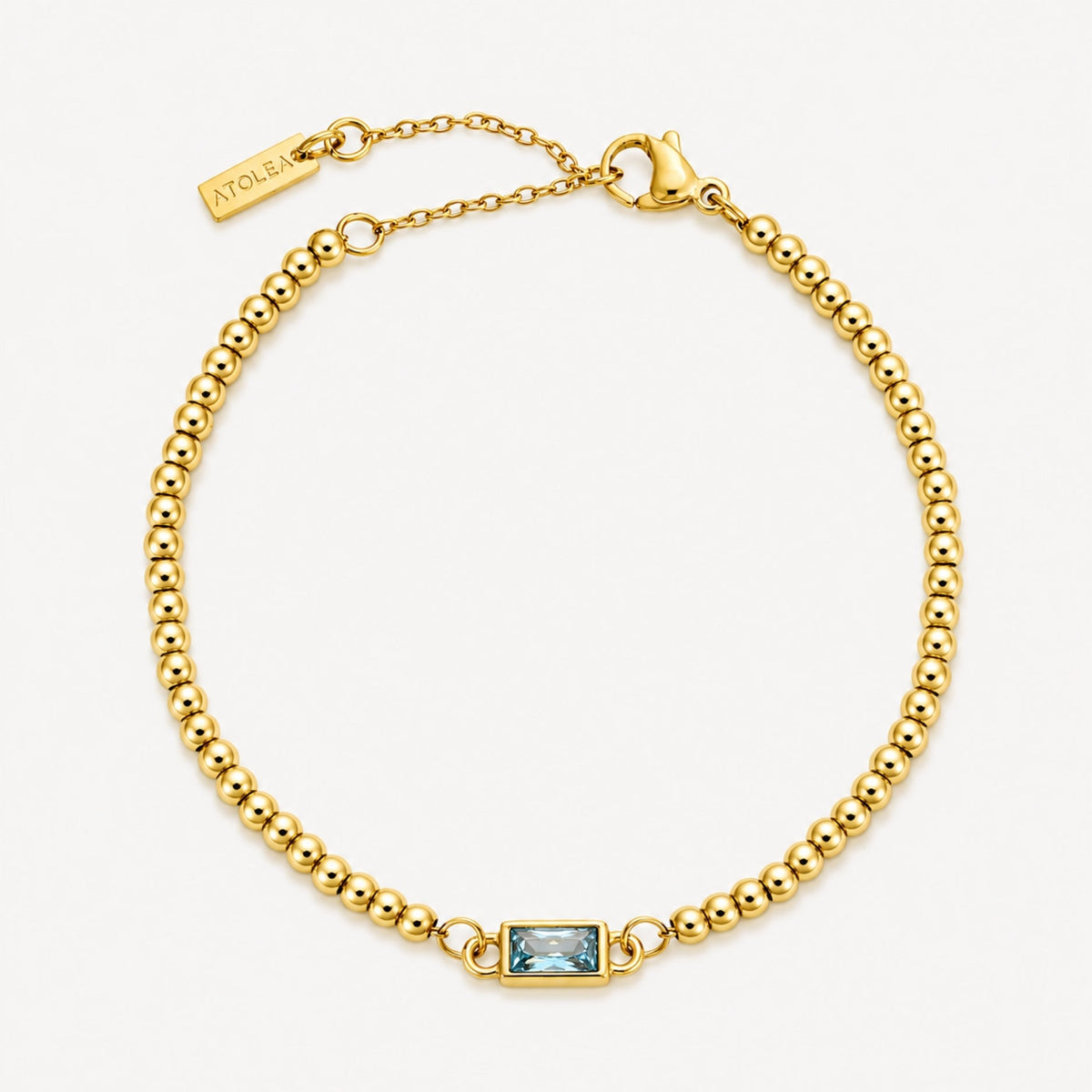 Geboortesteen Kralenarmband