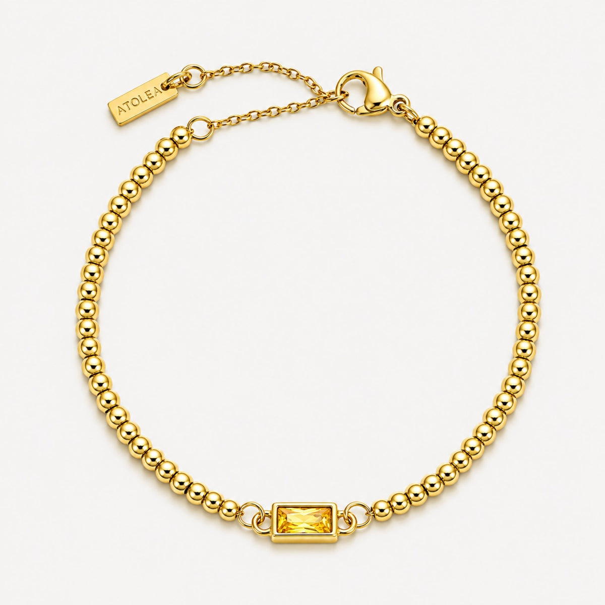 Geboortesteen Kralenarmband