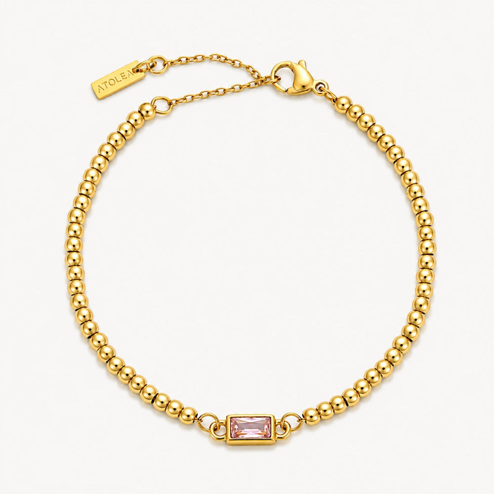 Geboortesteen Kralenarmband