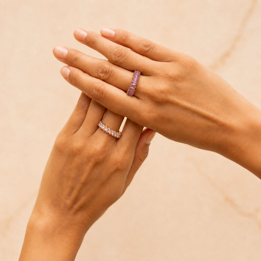 Geboortesteen Eternity Ring