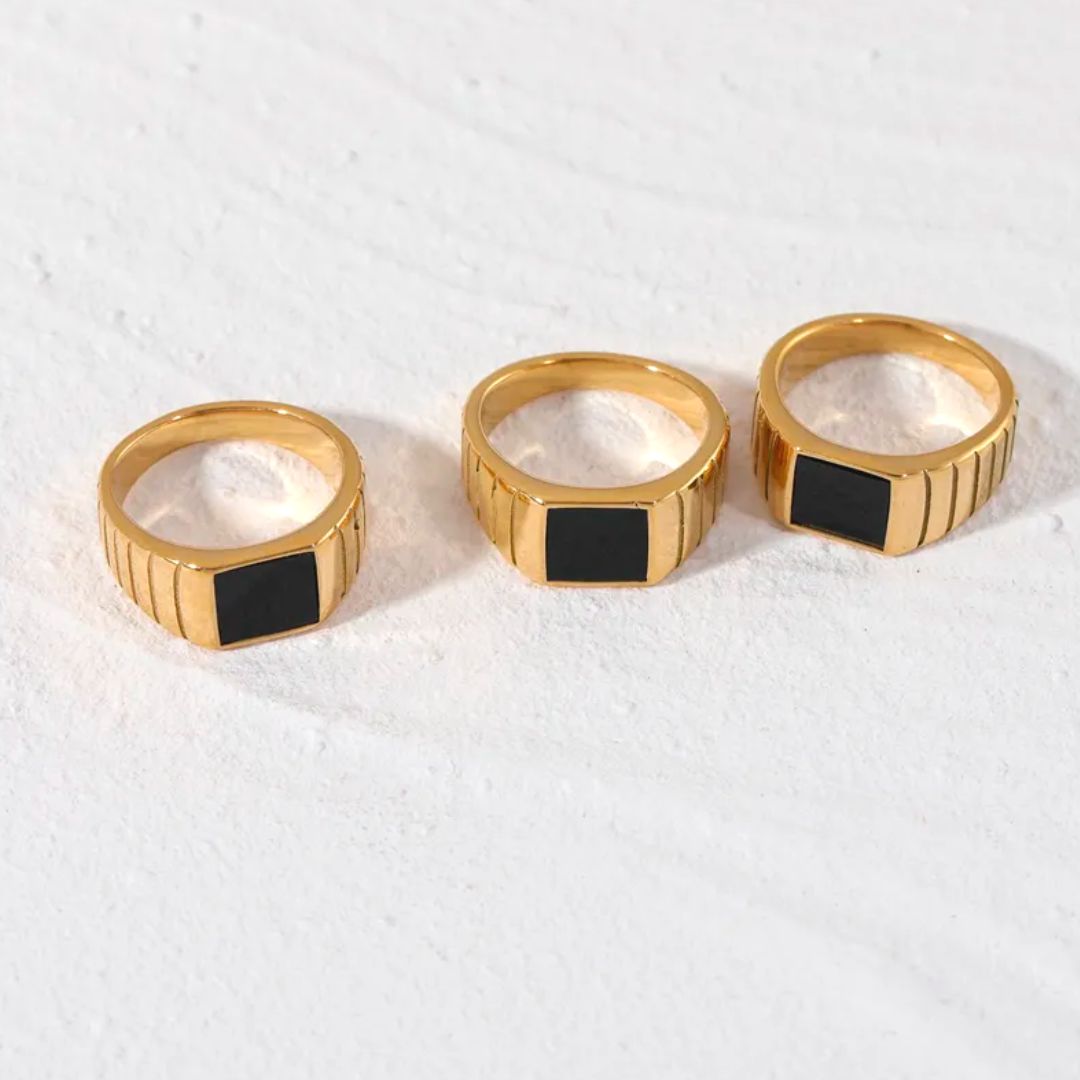 “Kaya” Onyx Ring