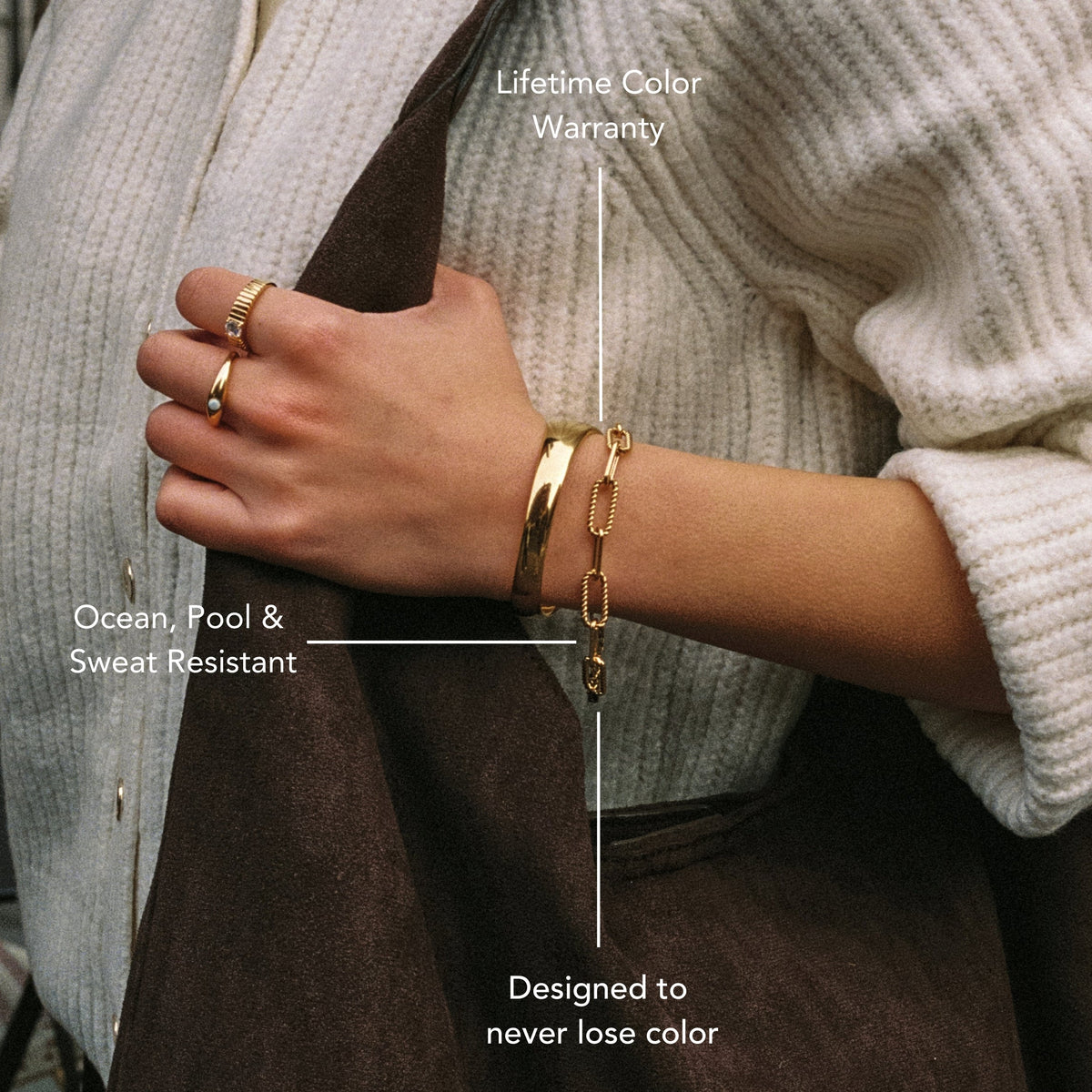 Bold Paperclip Armband