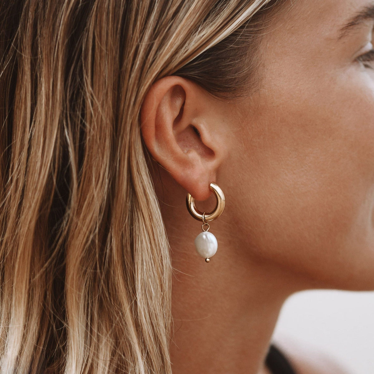 Chunky Parel Hoops