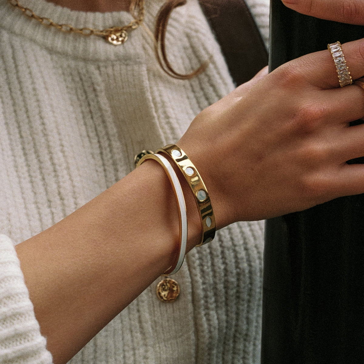 Parelmoeren Cuff