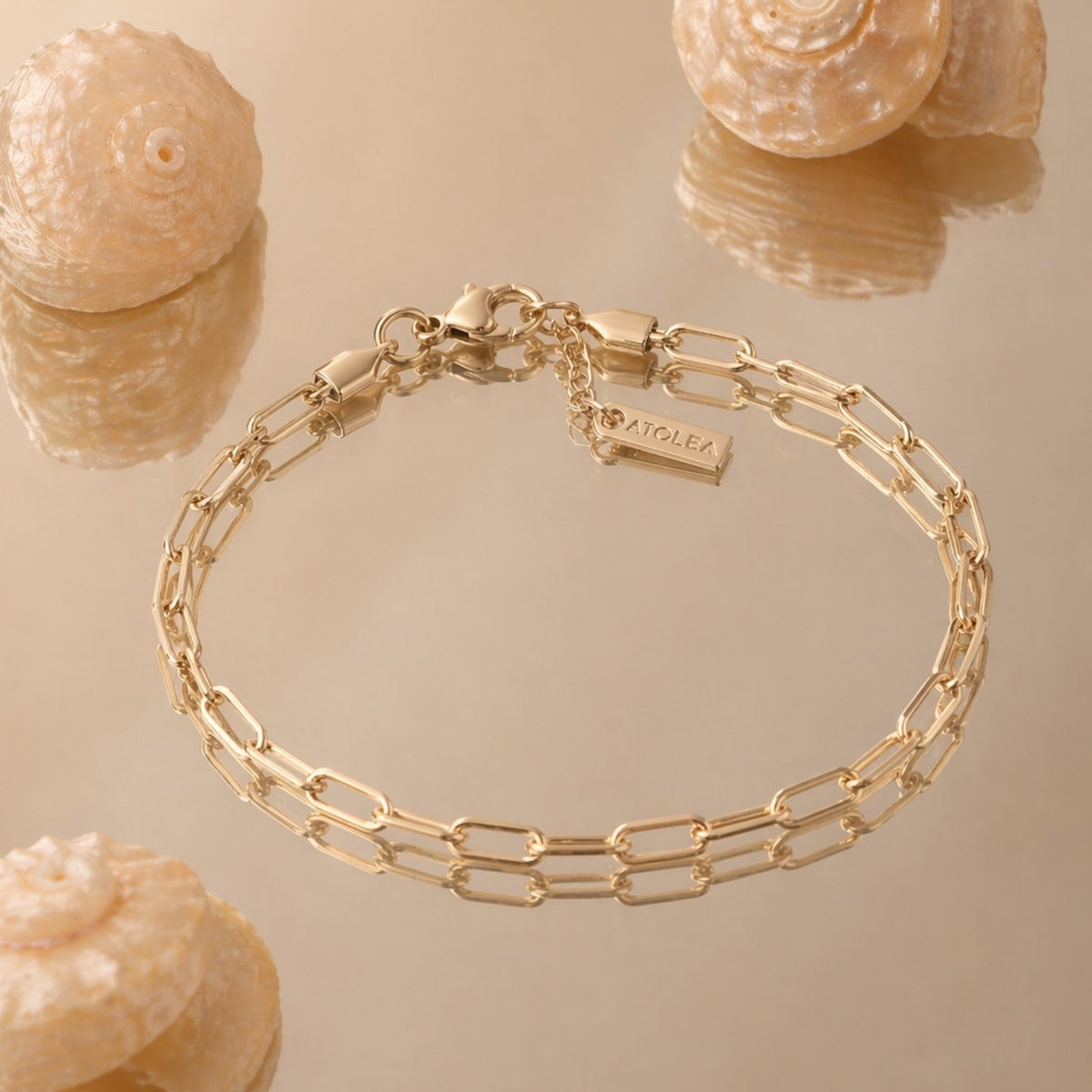 "Cozumel" Paperclip Armband
