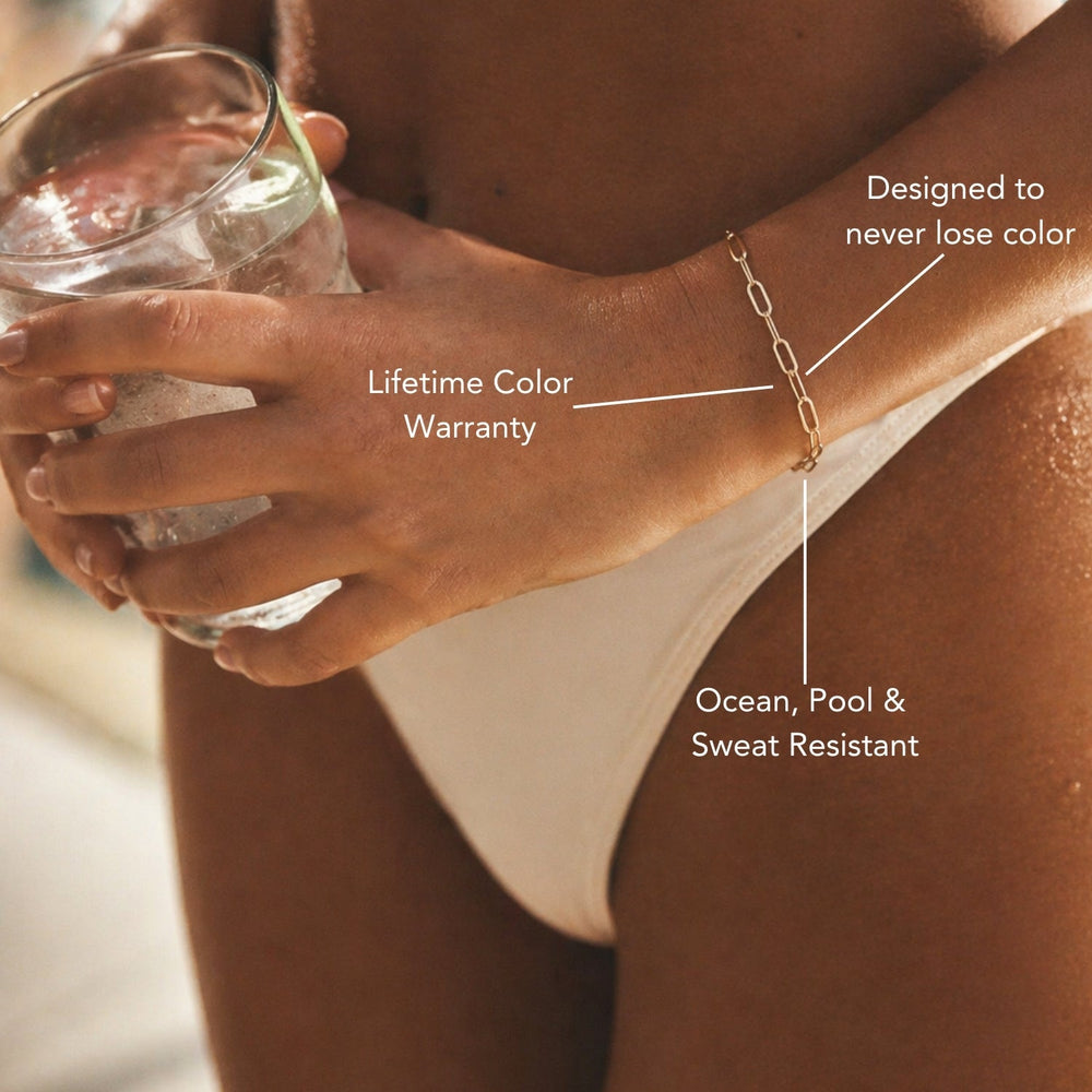 "Cozumel" Paperclip Armband