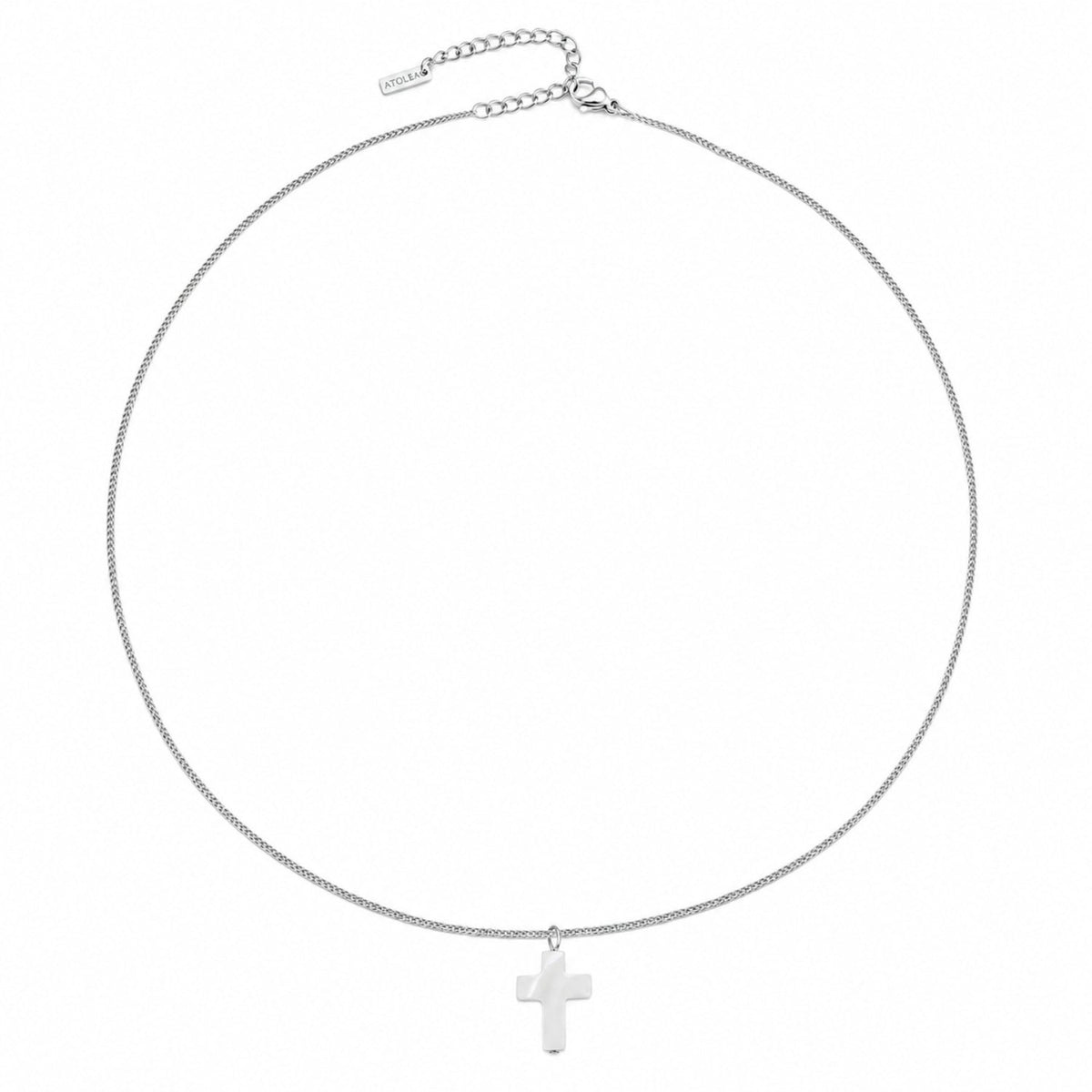 Parelmoeren Kruis Ketting