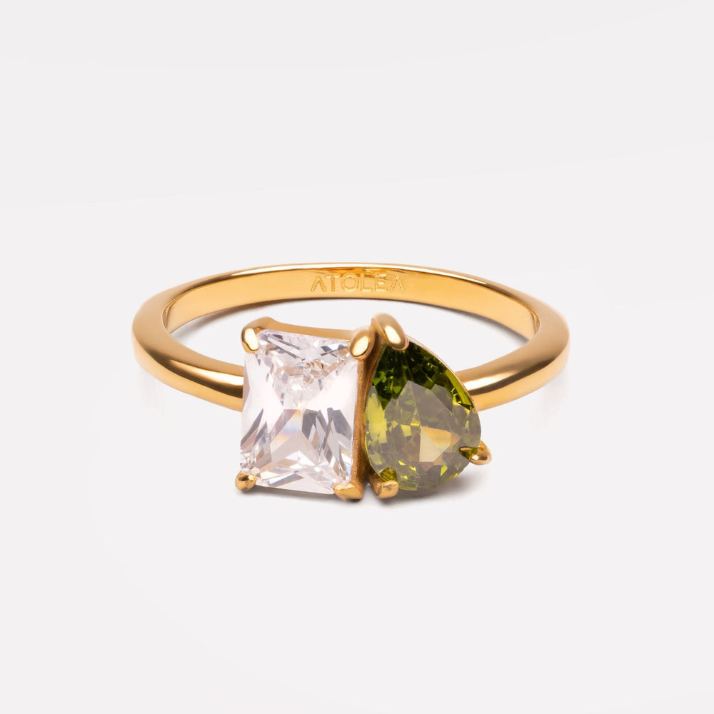 Toi et Moi Geboortesteen Ring