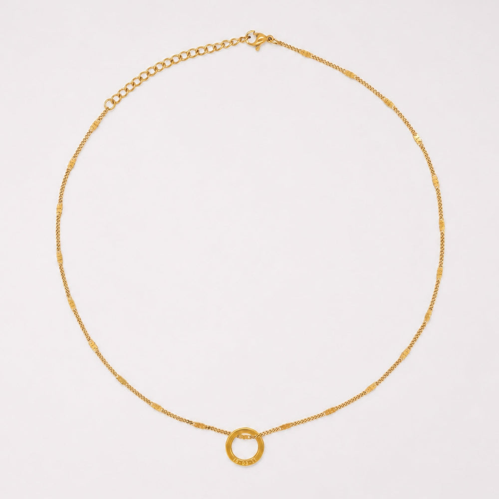 Graveerbare Ringketting