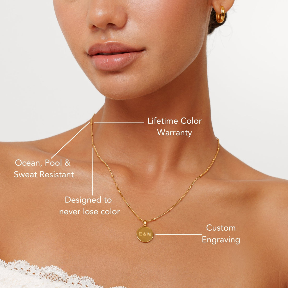 Dainty Medaillon Ketting