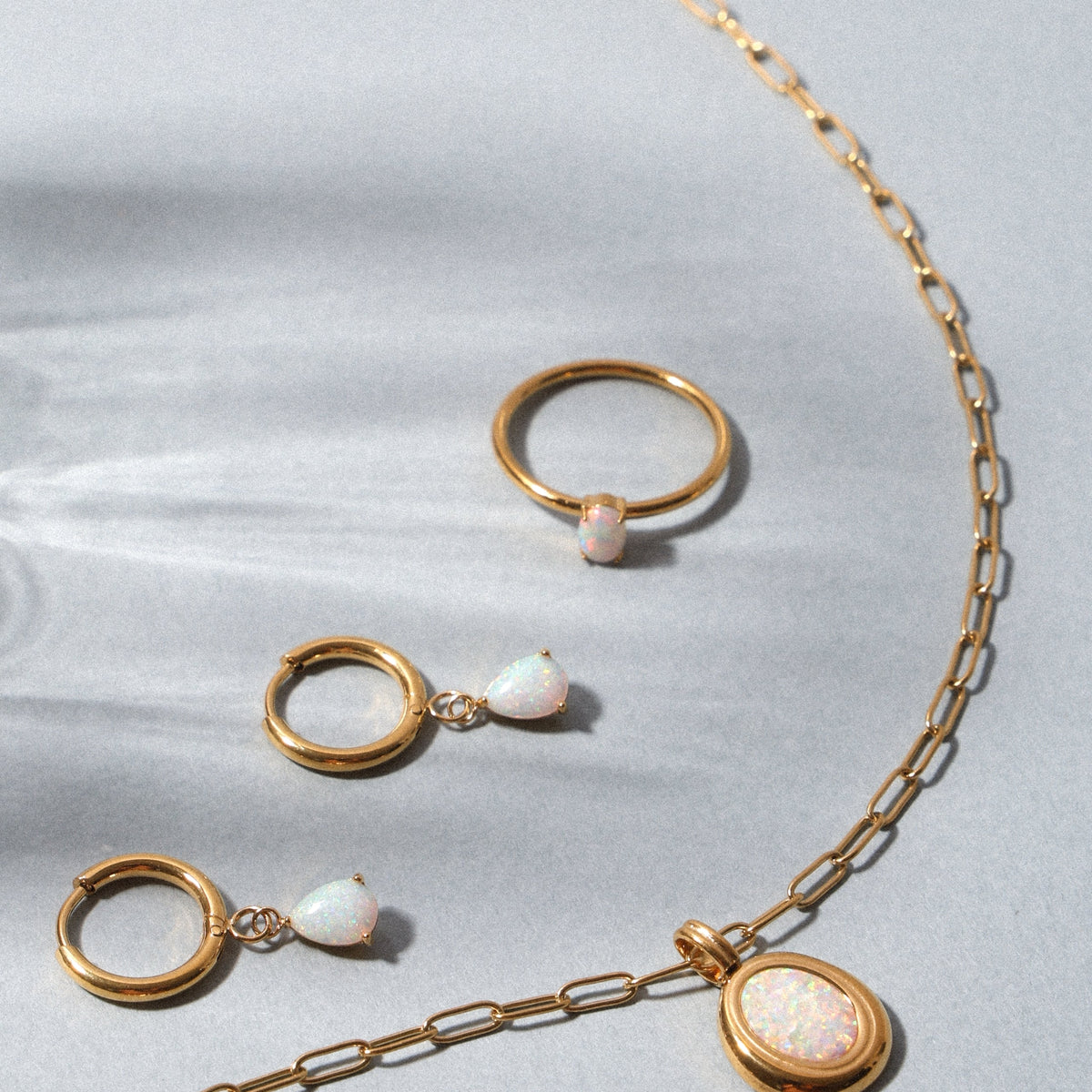 Ovale Opaal Ring