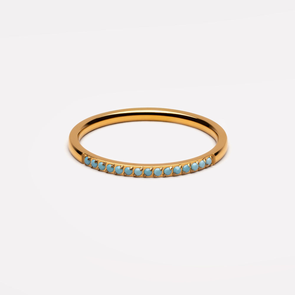 Fijne Turkoois Ring