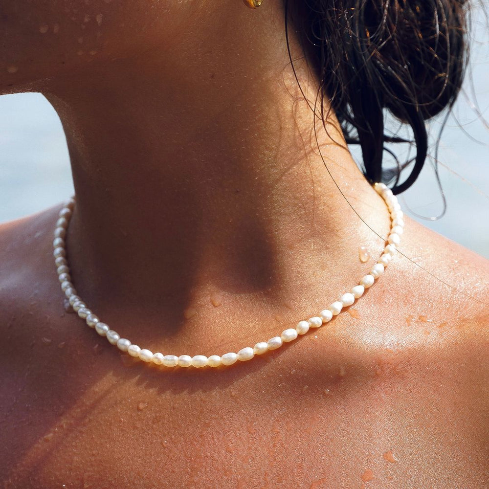 Zoetwaterparel Choker