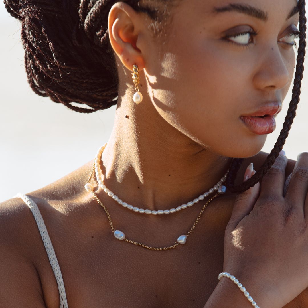 Zoetwaterparel Choker