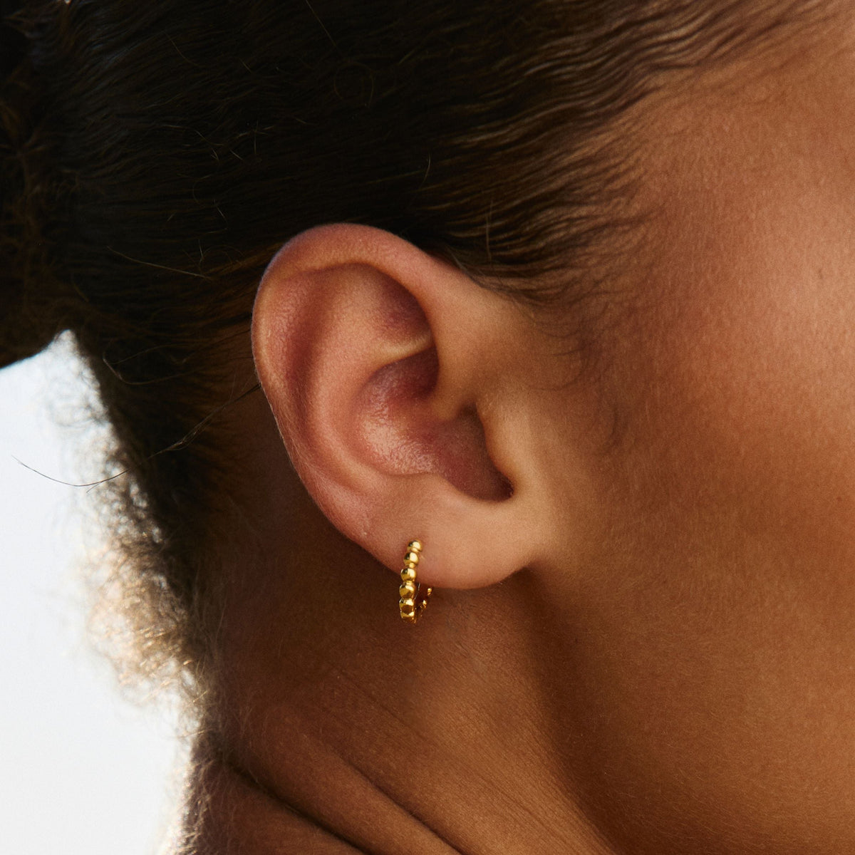 Beaded Hoops