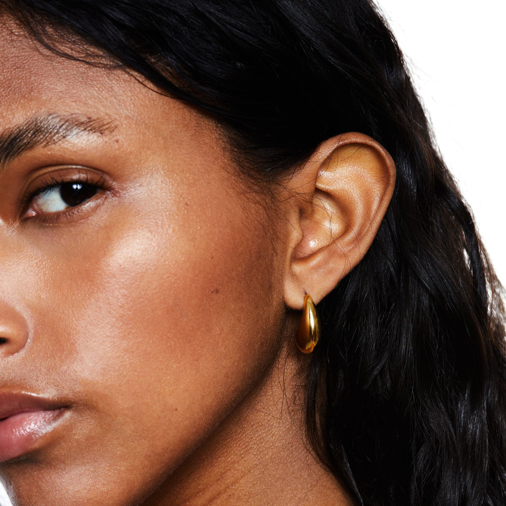 Teardrop Hoops