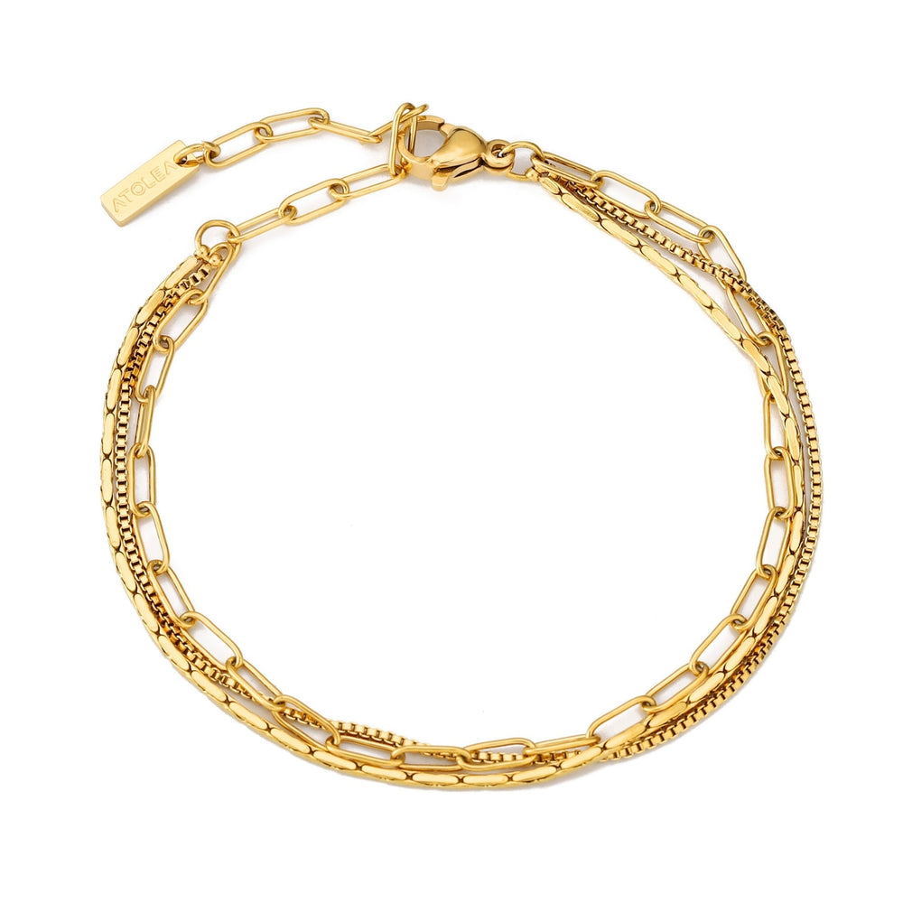 Golden Layered Armband