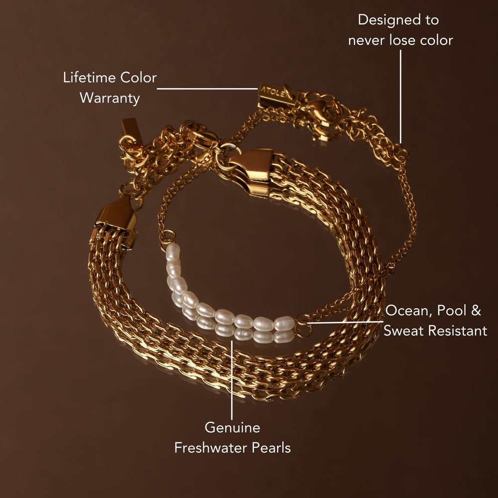Mini Zoetwaterparel Armband