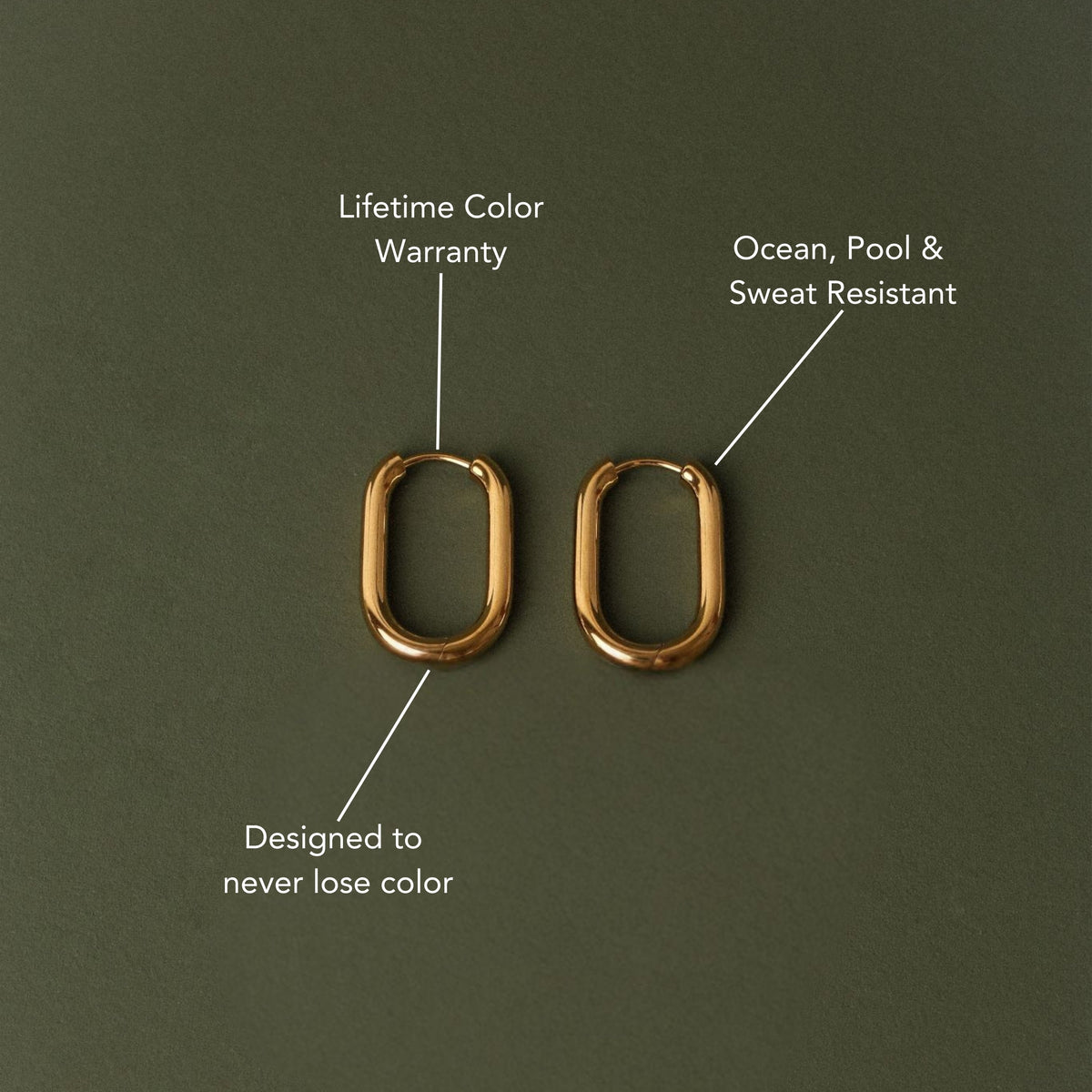 Ovale Hoops