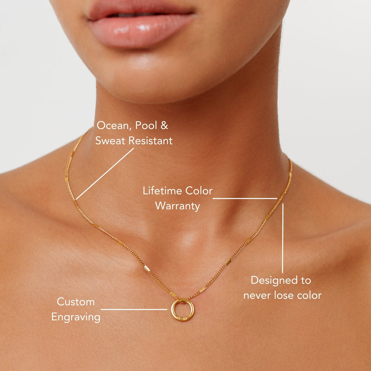 Graveerbare Ringketting