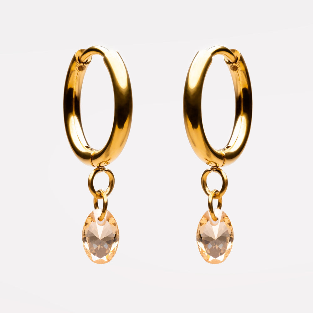 Rosé Drop Oorbellen
