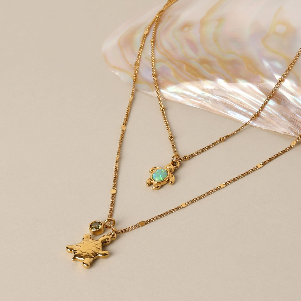 Opaal Schildpad Ketting