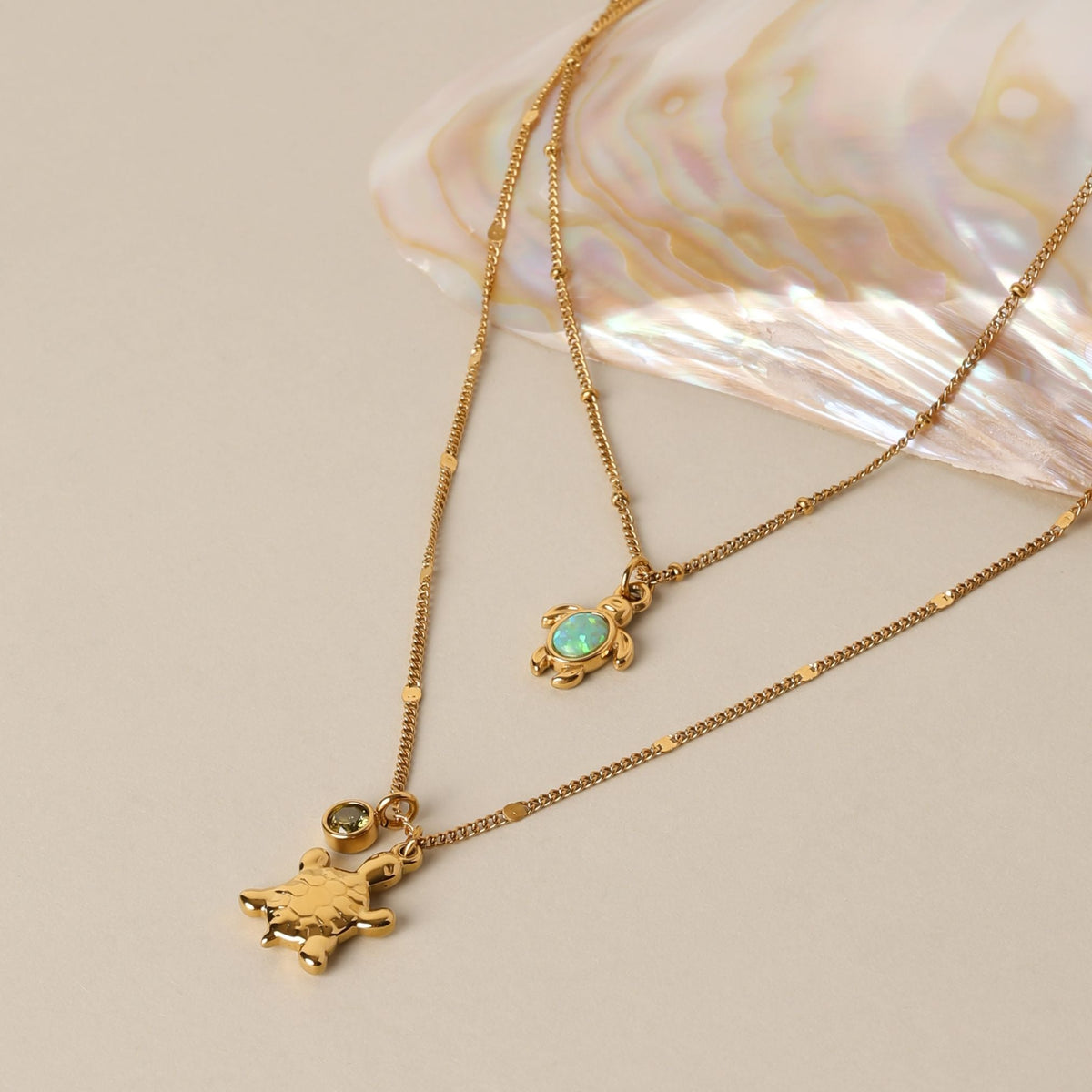 Opaal Schildpad Ketting