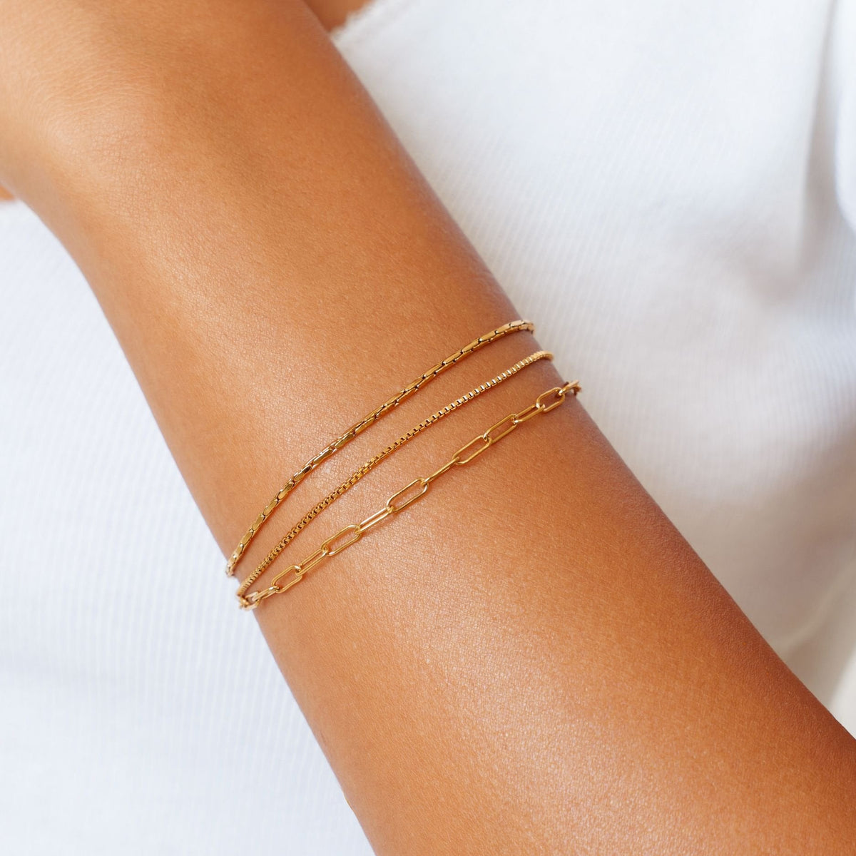 Golden Layered Armband