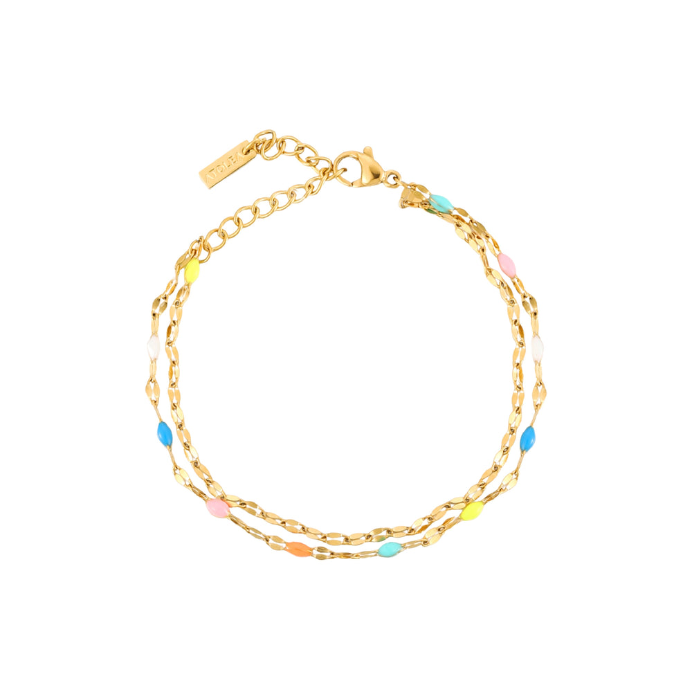 Rainbow Dainty Armband