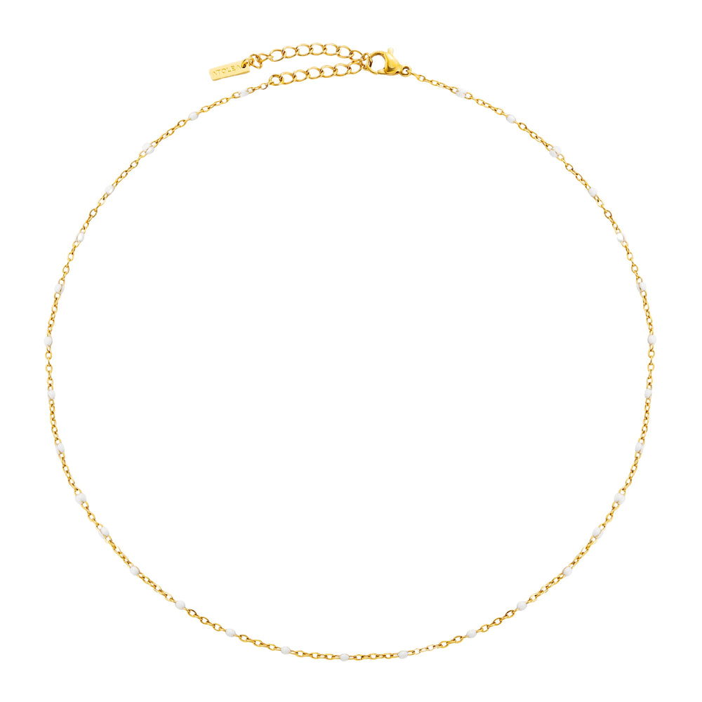 Witte Kralen Choker