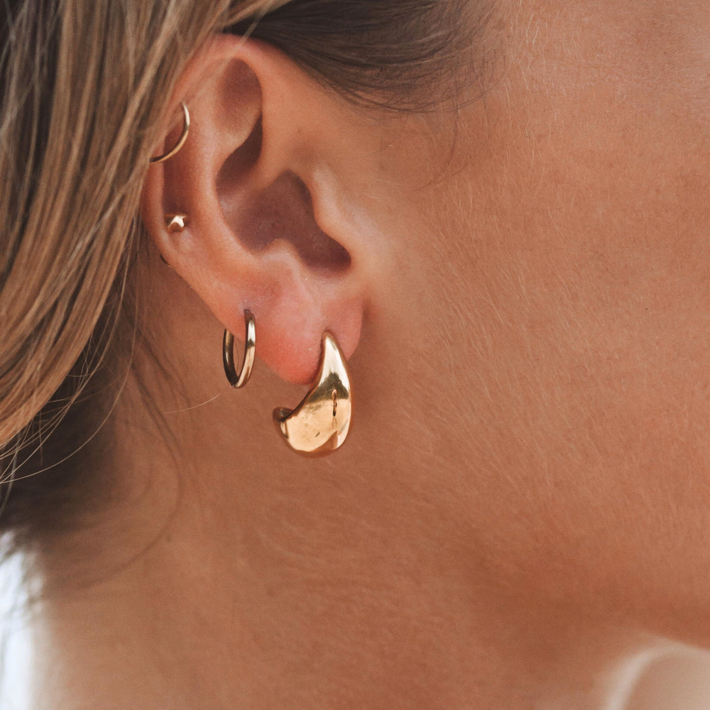 Teardrop Hoops