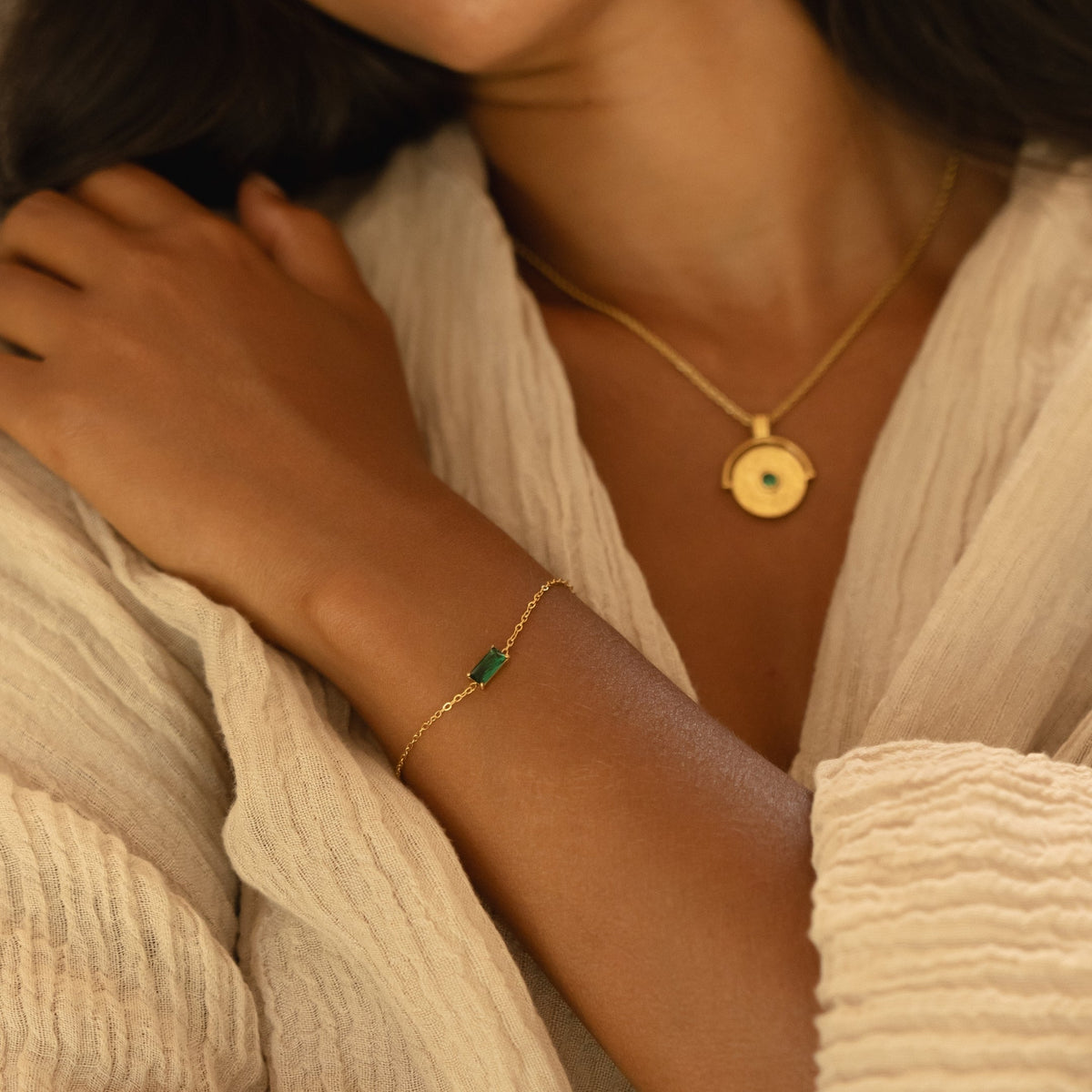 Emerald Armband