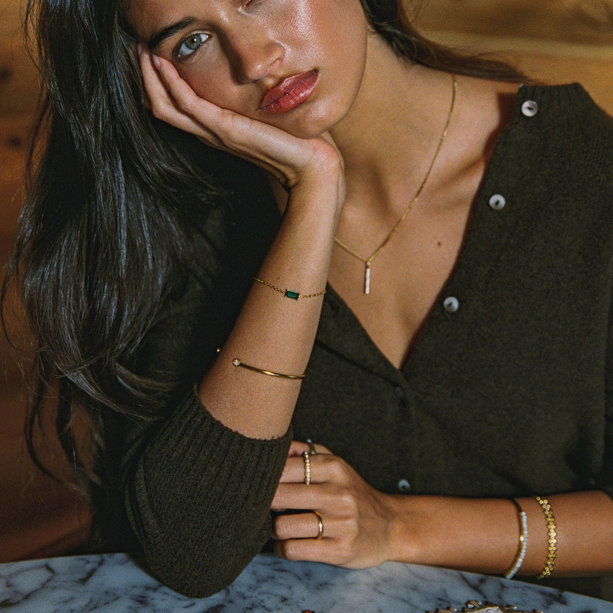 Emerald Armband